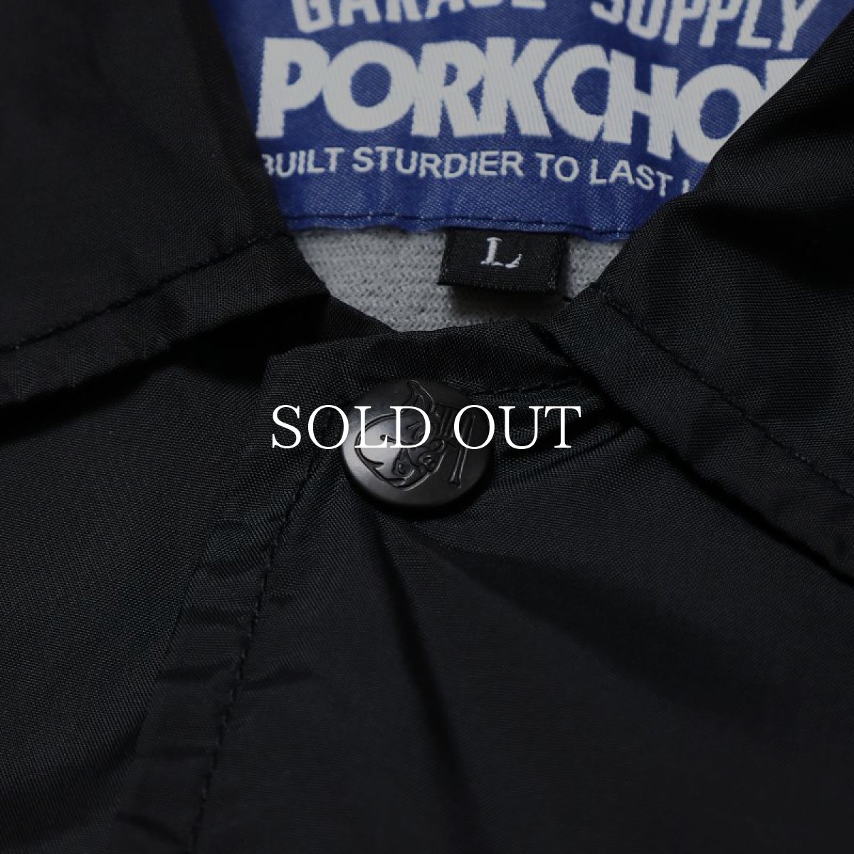 画像5: PORKCHOP GARAGE SUPPLY  FULL SCRIPT COACH JKT (BLACK) (5)