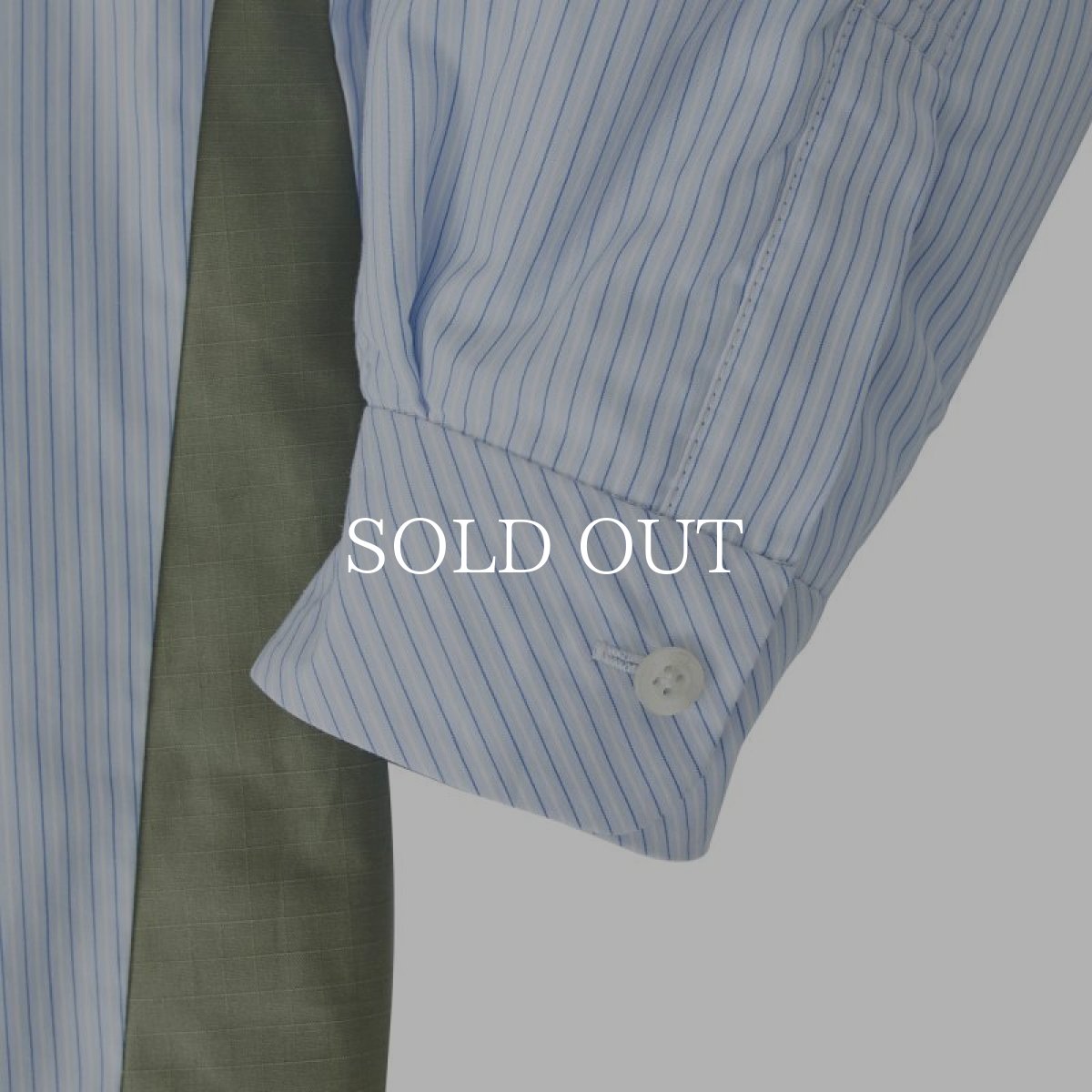 画像8: MAGIC STICK  LIGHT PUFF DRESS SHIRT (BLUE STRIPES) (8)