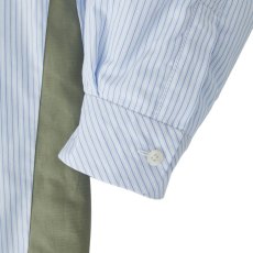 画像8: MAGIC STICK  LIGHT PUFF DRESS SHIRT (BLUE STRIPES) (8)