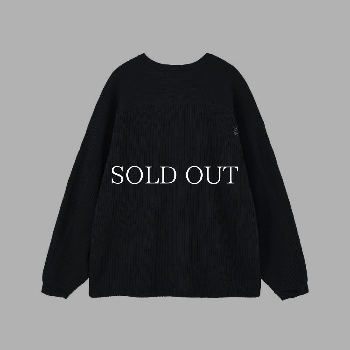 画像3: MAGIC STICK  SWEDISH RIB LS TEE (BLACK) (3)