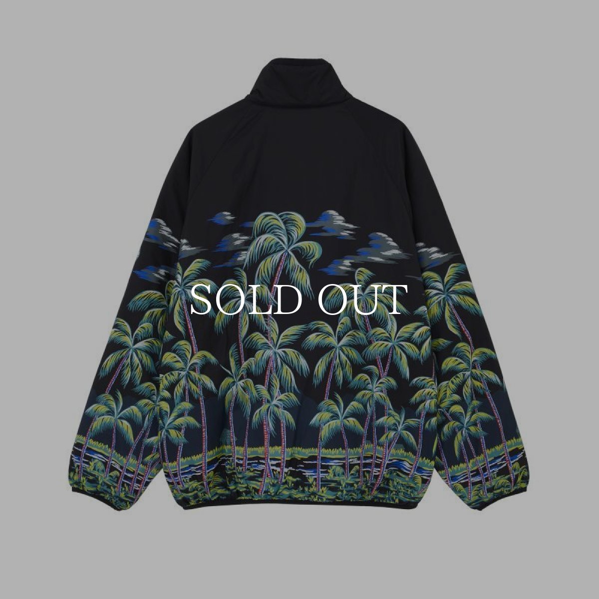 画像2: MAGIC STICK  DK PALMS HAWAIIAN PUFFER JACKET BY REYN SPOONER (BLACK) (2)
