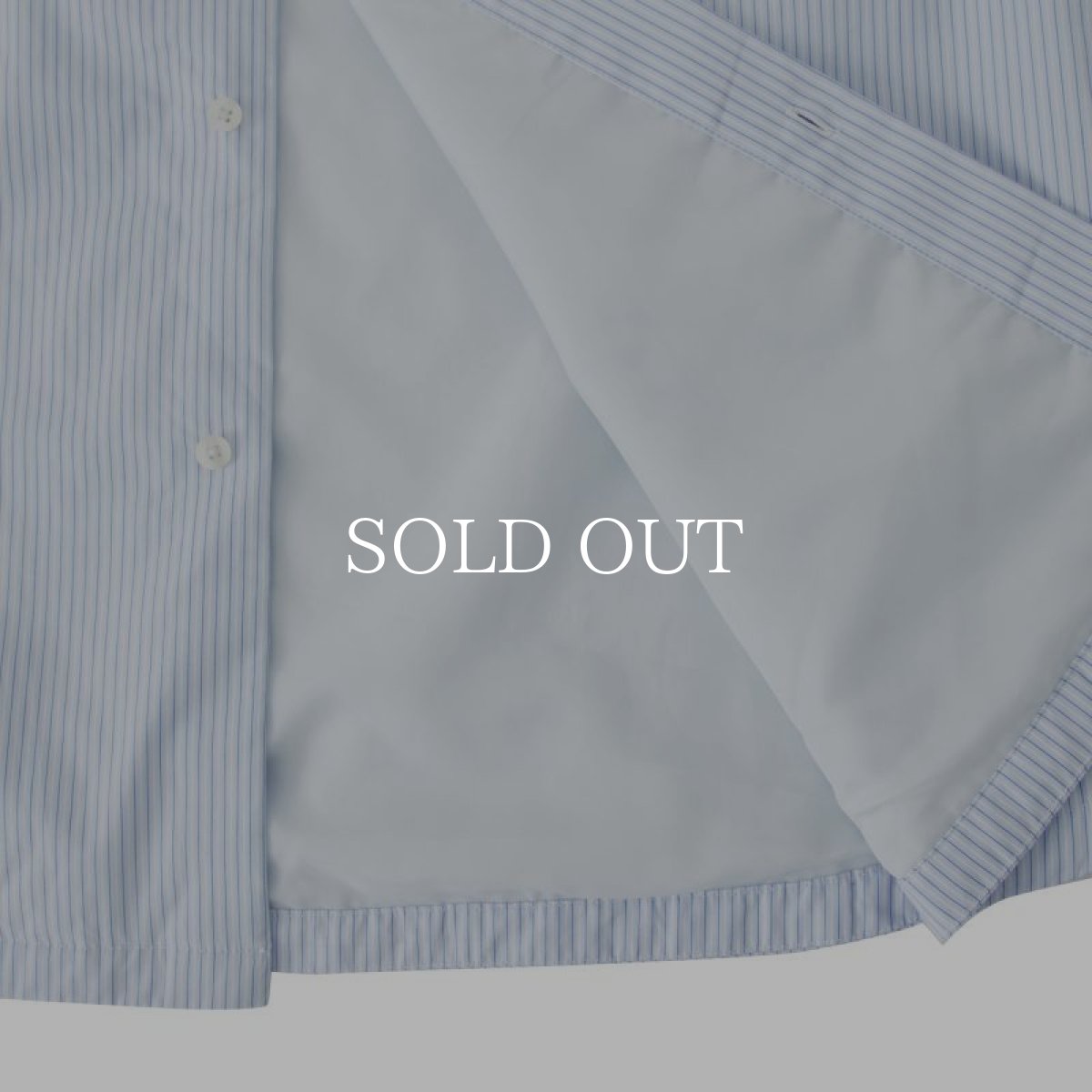 画像6: MAGIC STICK  LIGHT PUFF DRESS SHIRT (BLUE STRIPES) (6)