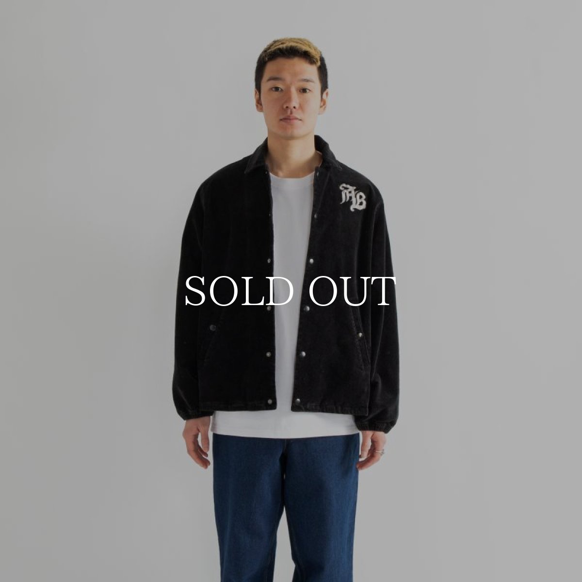 画像8: APPLEBUM  Corduroy Blouson (Powder Bleach) (Black) (8)