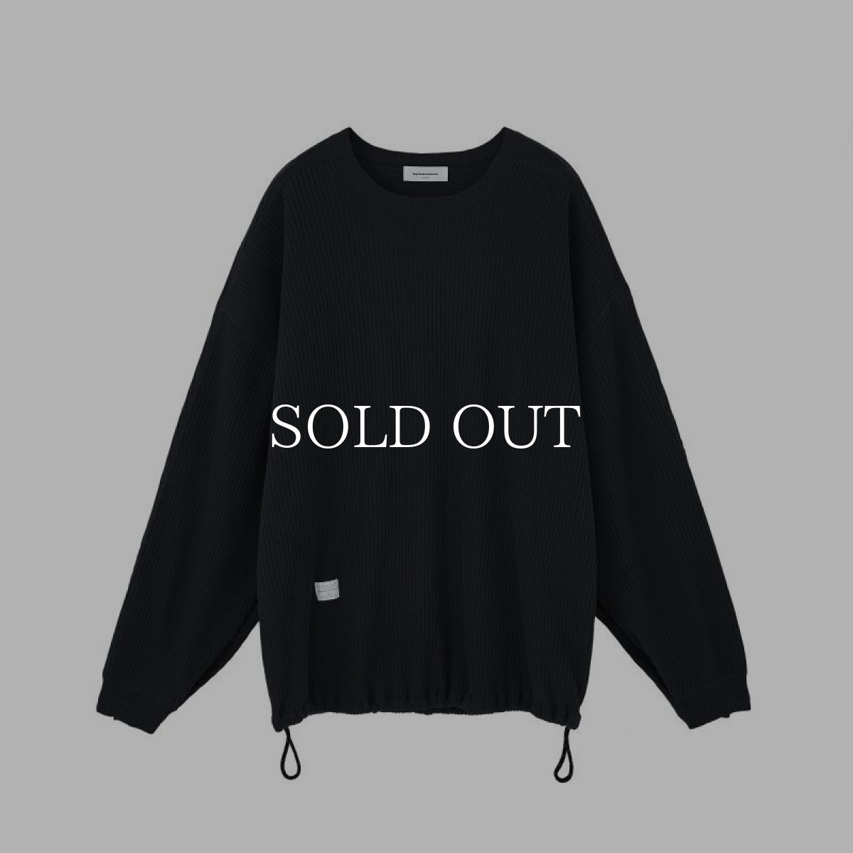 画像2: MAGIC STICK  SWEDISH RIB LS TEE (BLACK) (2)