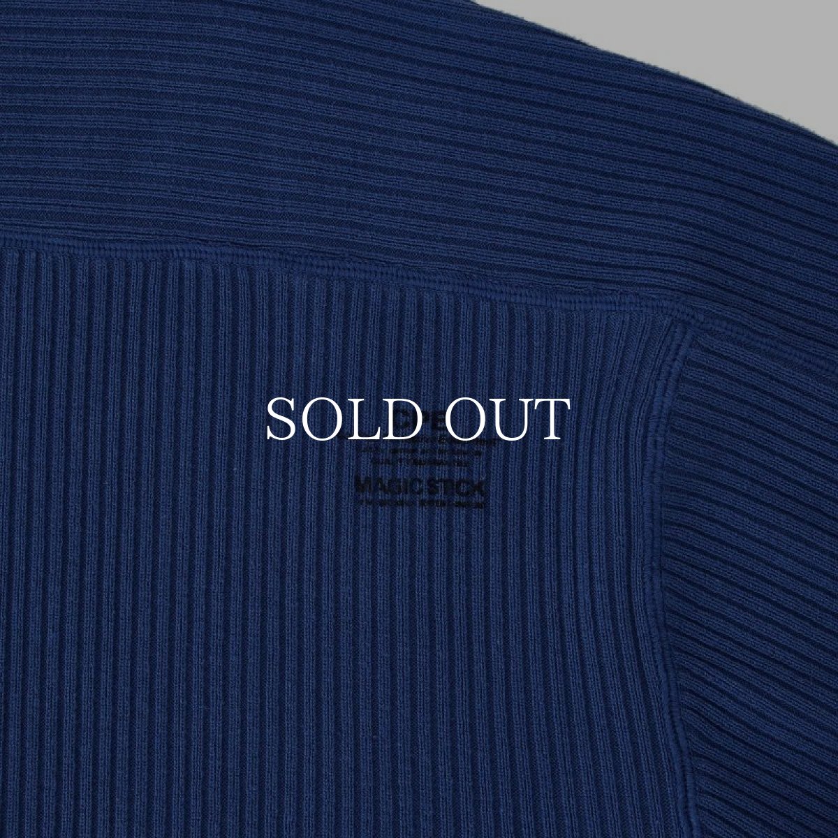 画像9: MAGIC STICK  SWEDISH RIB LS TEE (INK BLUE) (9)