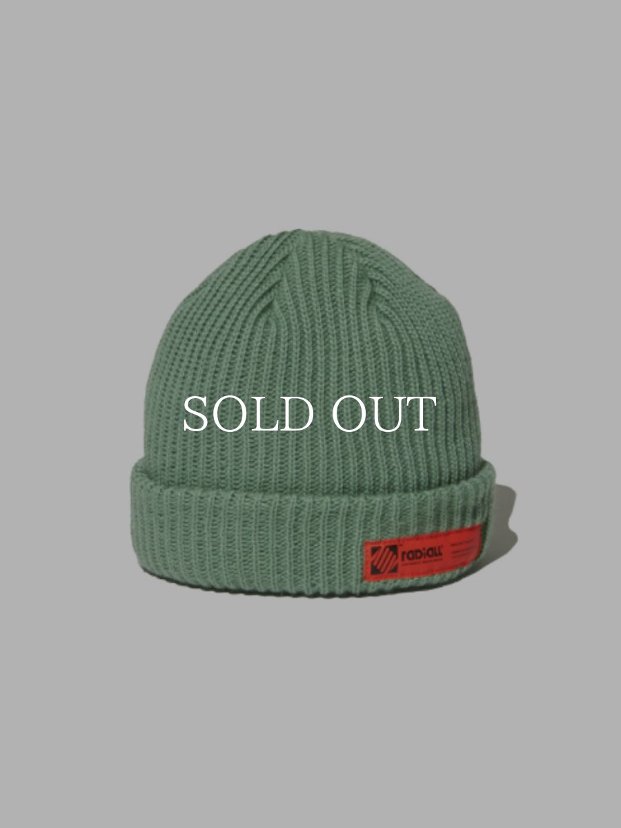 画像1: RADIALL  COIL TAG WATCH CAP (SAGE GREEN) (1)