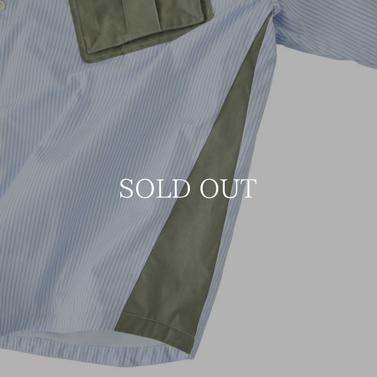 画像4: MAGIC STICK  LIGHT PUFF DRESS SHIRT (BLUE STRIPES) (4)