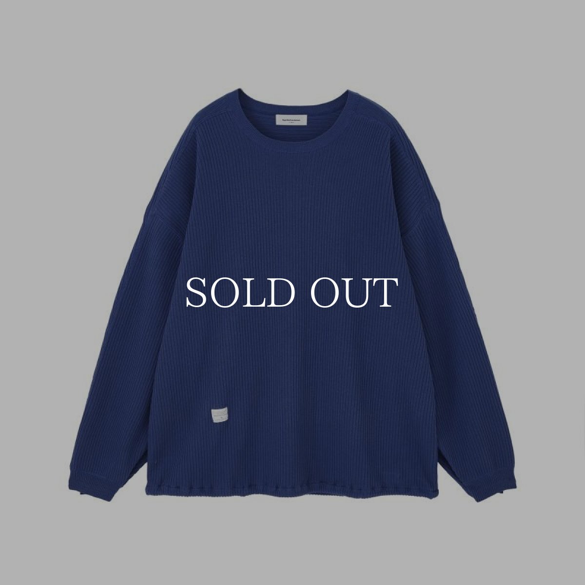 画像1: MAGIC STICK  SWEDISH RIB LS TEE (INK BLUE) (1)