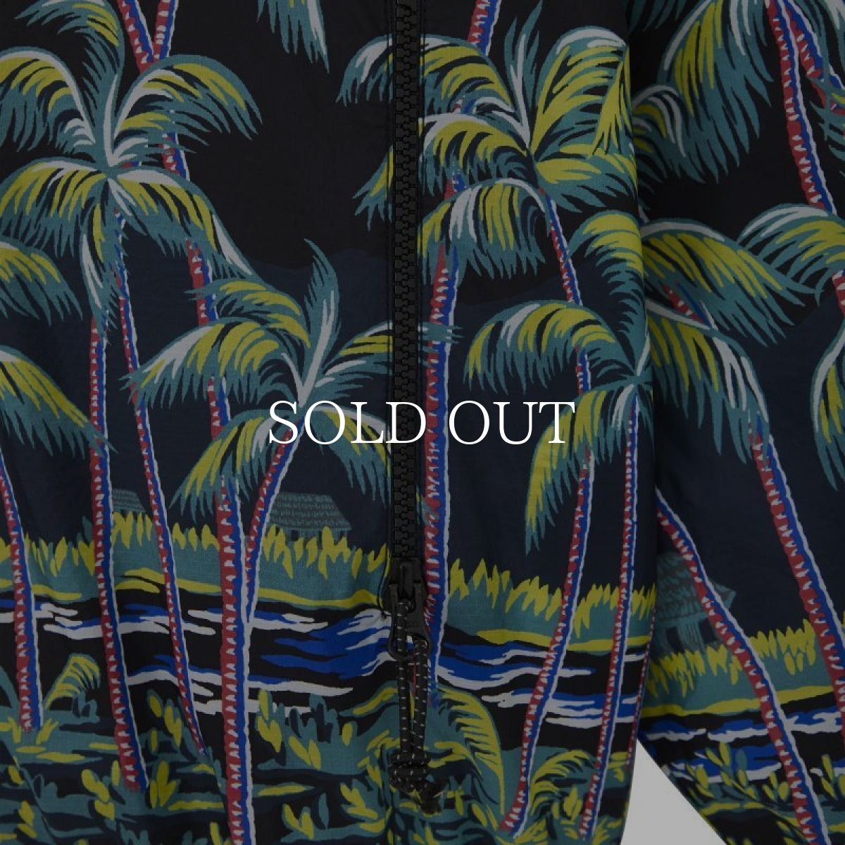 画像6: MAGIC STICK  DK PALMS HAWAIIAN PUFFER JACKET BY REYN SPOONER (BLACK) (6)