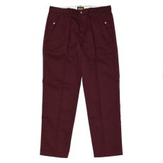 画像1: PORKCHOP GARAGE SUPPLY  STANDARD WORK PANTS (BURGUNDY) (1)