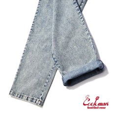 画像8: COOKMAN  Chef Pants Snow Washed Denim Blue (Blue) (8)