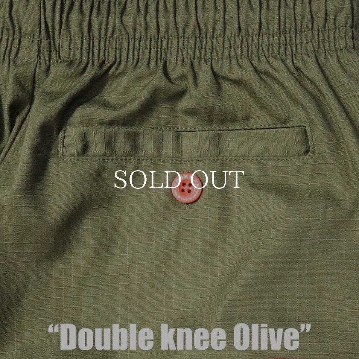 画像9: COOKMAN  Chef Pants Double knee Olive (Olive) (9)