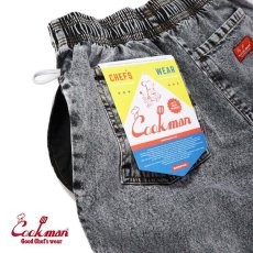 画像9: COOKMAN  Chef Pants Snow Washed Denim Black (Black) (9)