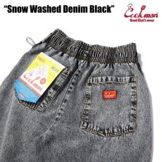 画像6: COOKMAN  Chef Pants Snow Washed Denim Black (Black) (6)