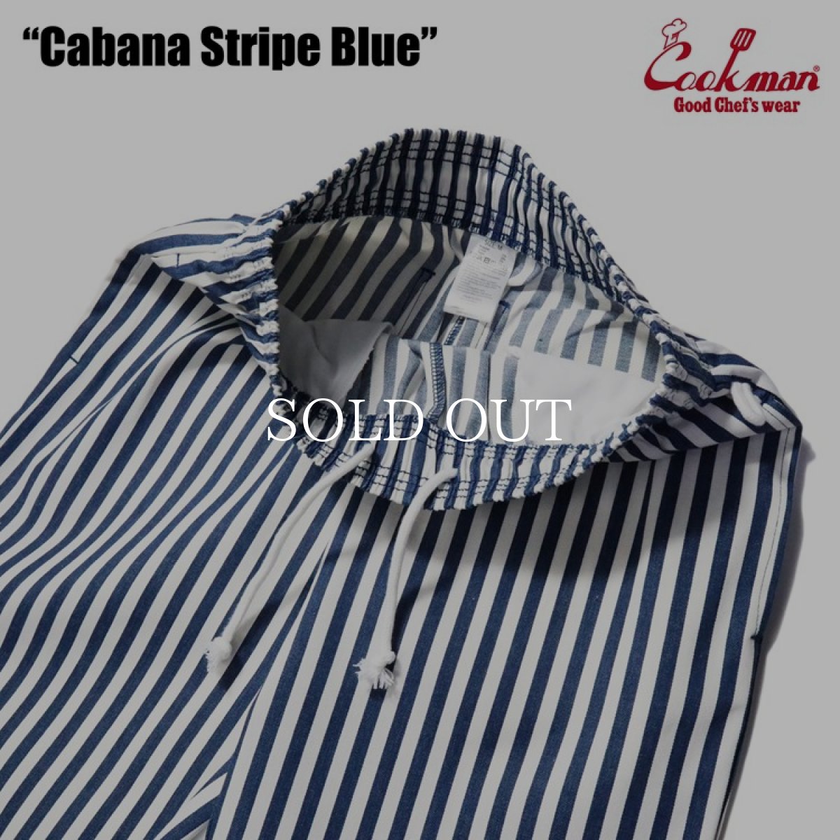 画像5: COOKMAN  Chef Pants Cabana Stripe Blue (Blue) (5)