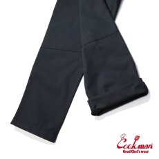 画像10: COOKMAN  Chef Pants Double knee Black (Black) (10)
