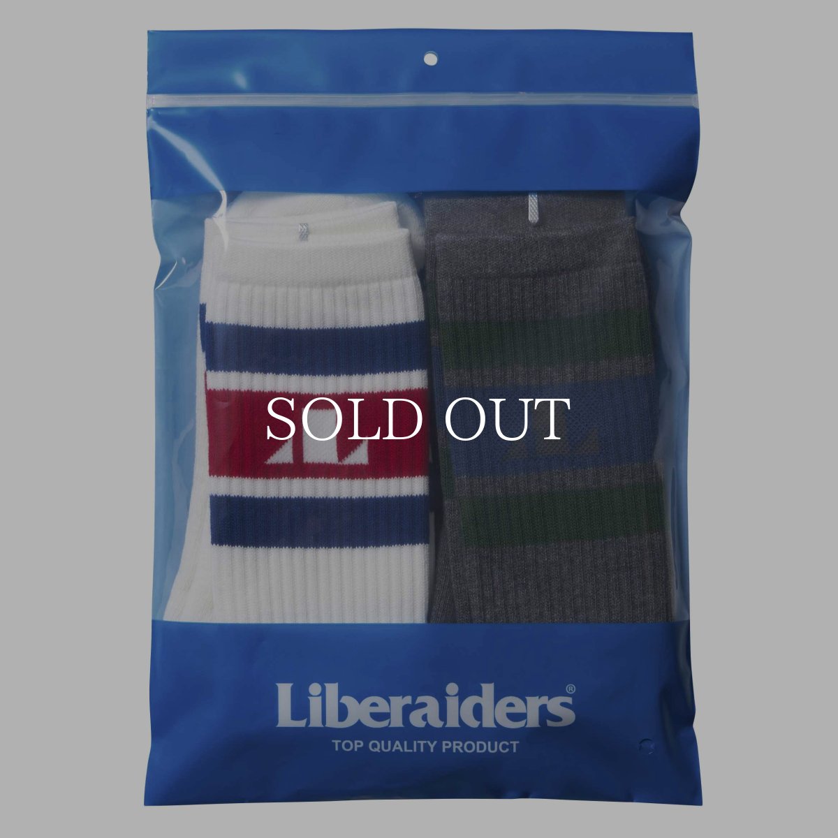 画像1: Liberaiders  2-PACK LINE SOCKS (ASSORT) (1)