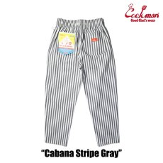 画像3: COOKMAN  Chef Pants Cabana Stripe Gray (Gray) (3)