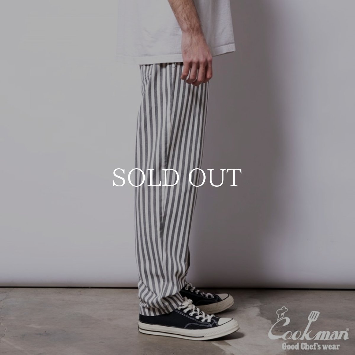 画像22: COOKMAN  Chef Pants Cabana Stripe Gray (Gray) (22)