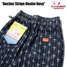 画像6: COOKMAN  Chef Pants Anchor Stripe Denim (Navy) (6)