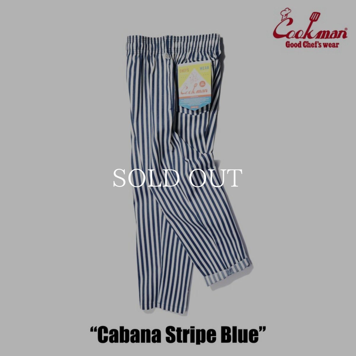 画像11: COOKMAN  Chef Pants Cabana Stripe Blue (Blue) (11)
