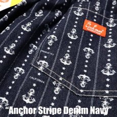 画像10: COOKMAN  Chef Pants Anchor Stripe Denim (Navy) (10)