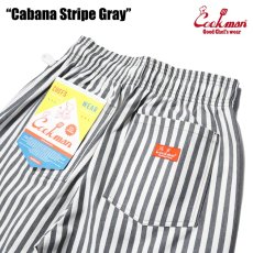 画像6: COOKMAN  Chef Pants Cabana Stripe Gray (Gray) (6)