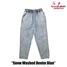 画像4: COOKMAN  Chef Pants Snow Washed Denim Blue (Blue) (4)