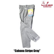 画像11: COOKMAN  Chef Pants Cabana Stripe Gray (Gray) (11)
