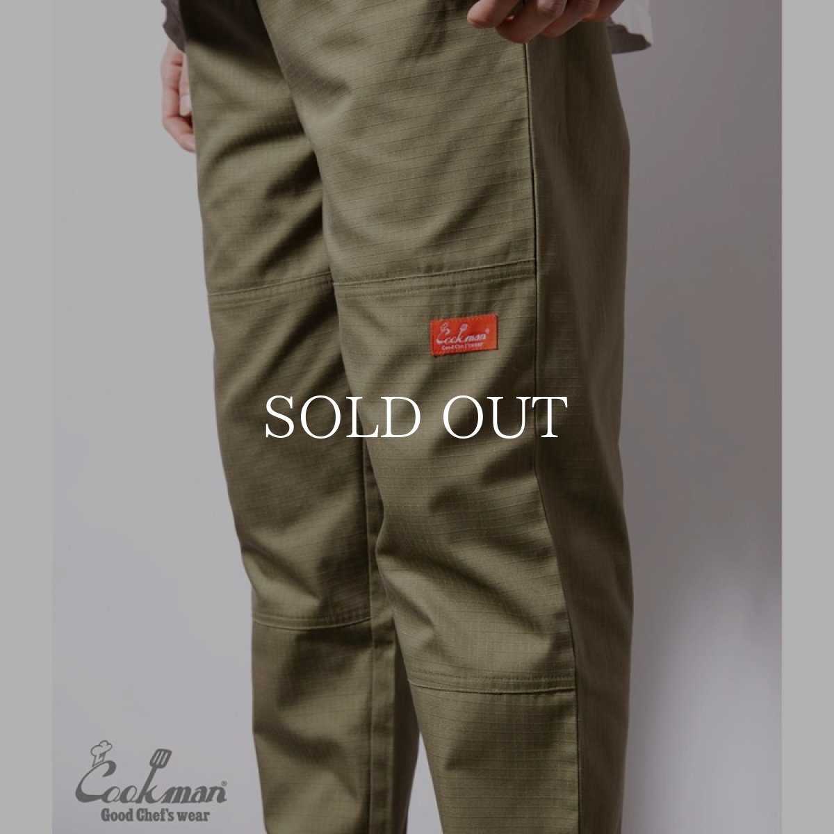 画像25: COOKMAN  Chef Pants Double knee Olive (Olive) (25)