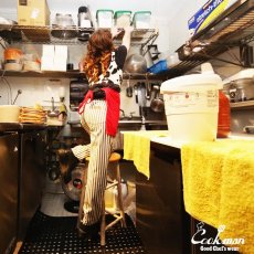 画像16: COOKMAN  Chef Pants Cabana Stripe Gray (Gray) (16)
