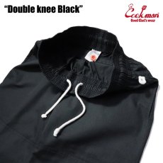 画像6: COOKMAN  Chef Pants Double knee Black (Black) (6)