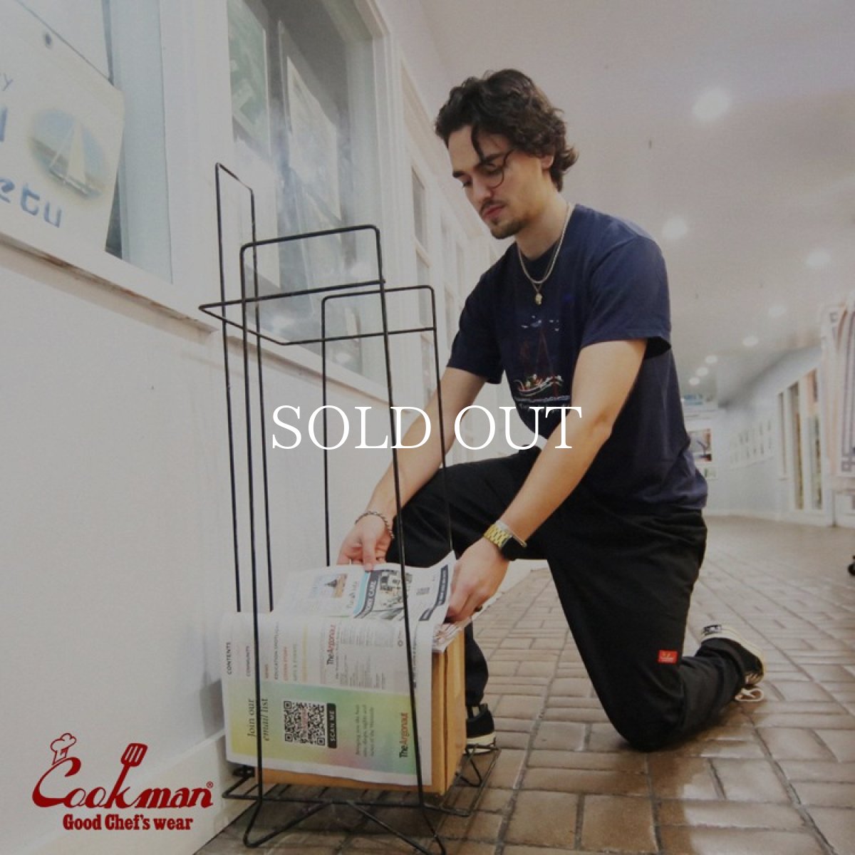 画像17: COOKMAN  Chef Pants Double knee Black (Black) (17)