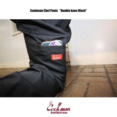 画像15: COOKMAN  Chef Pants Double knee Black (Black) (15)