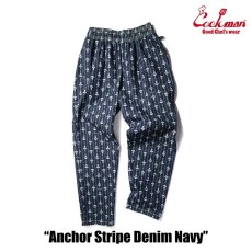 画像11: COOKMAN  Chef Pants Anchor Stripe Denim (Navy) (11)