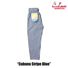 画像2: COOKMAN  Chef Pants Cabana Stripe Blue (Blue) (2)