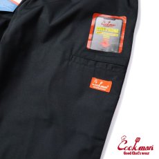 画像8: COOKMAN  Chef Pants Double knee Black (Black) (8)