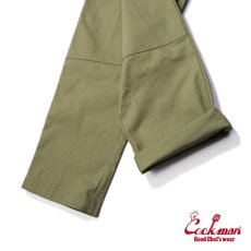 画像10: COOKMAN  Chef Pants Double knee Olive (Olive) (10)