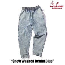 画像10: COOKMAN  Chef Pants Snow Washed Denim Blue (Blue) (10)