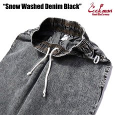 画像5: COOKMAN  Chef Pants Snow Washed Denim Black (Black) (5)
