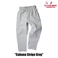 画像10: COOKMAN  Chef Pants Cabana Stripe Gray (Gray) (10)