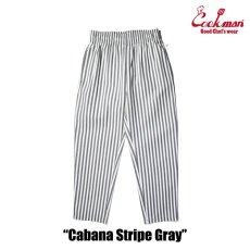 画像4: COOKMAN  Chef Pants Cabana Stripe Gray (Gray) (4)