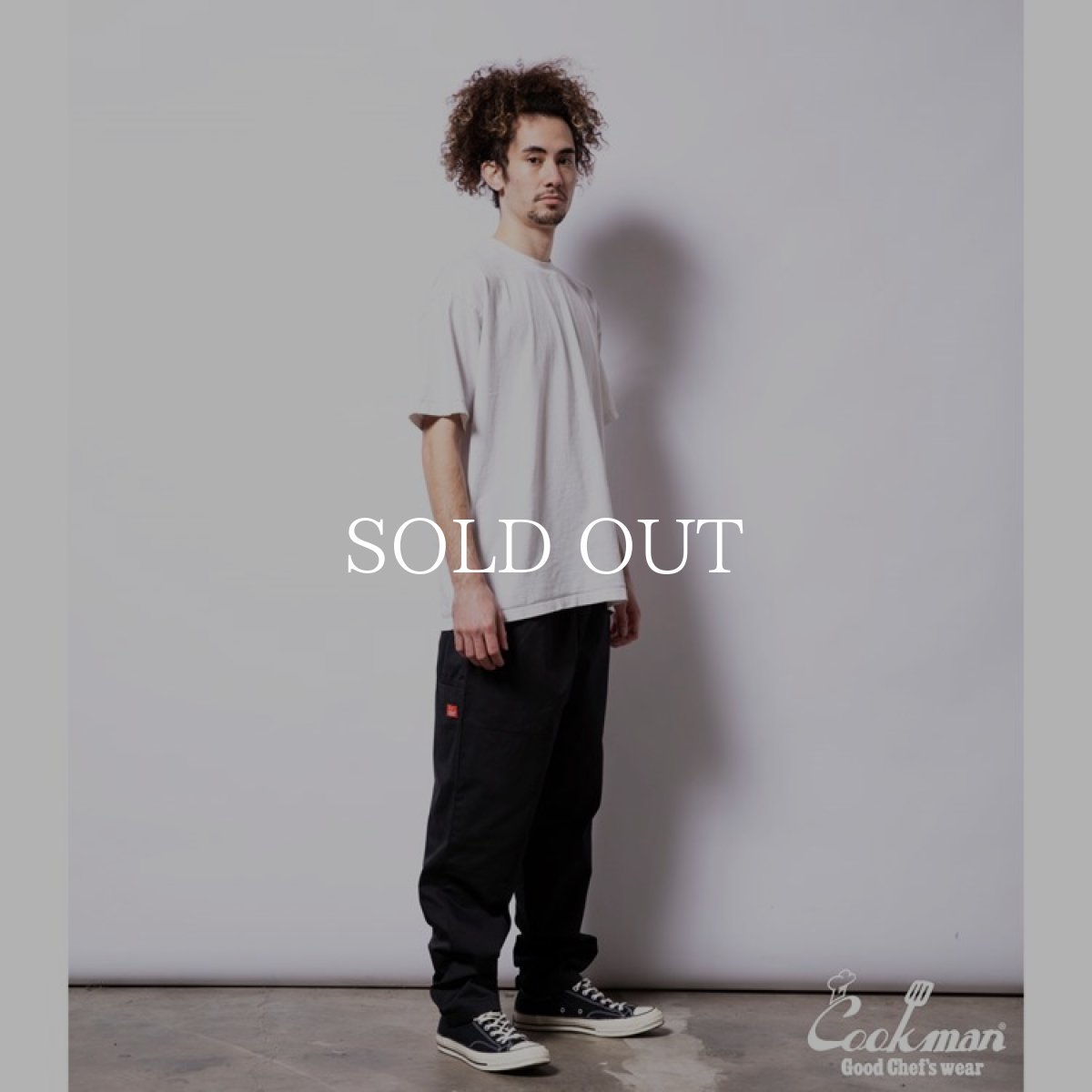 画像21: COOKMAN  Chef Pants Double knee Black (Black) (21)