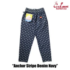 画像3: COOKMAN  Chef Pants Anchor Stripe Denim (Navy) (3)