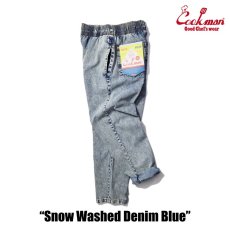 画像11: COOKMAN  Chef Pants Snow Washed Denim Blue (Blue) (11)