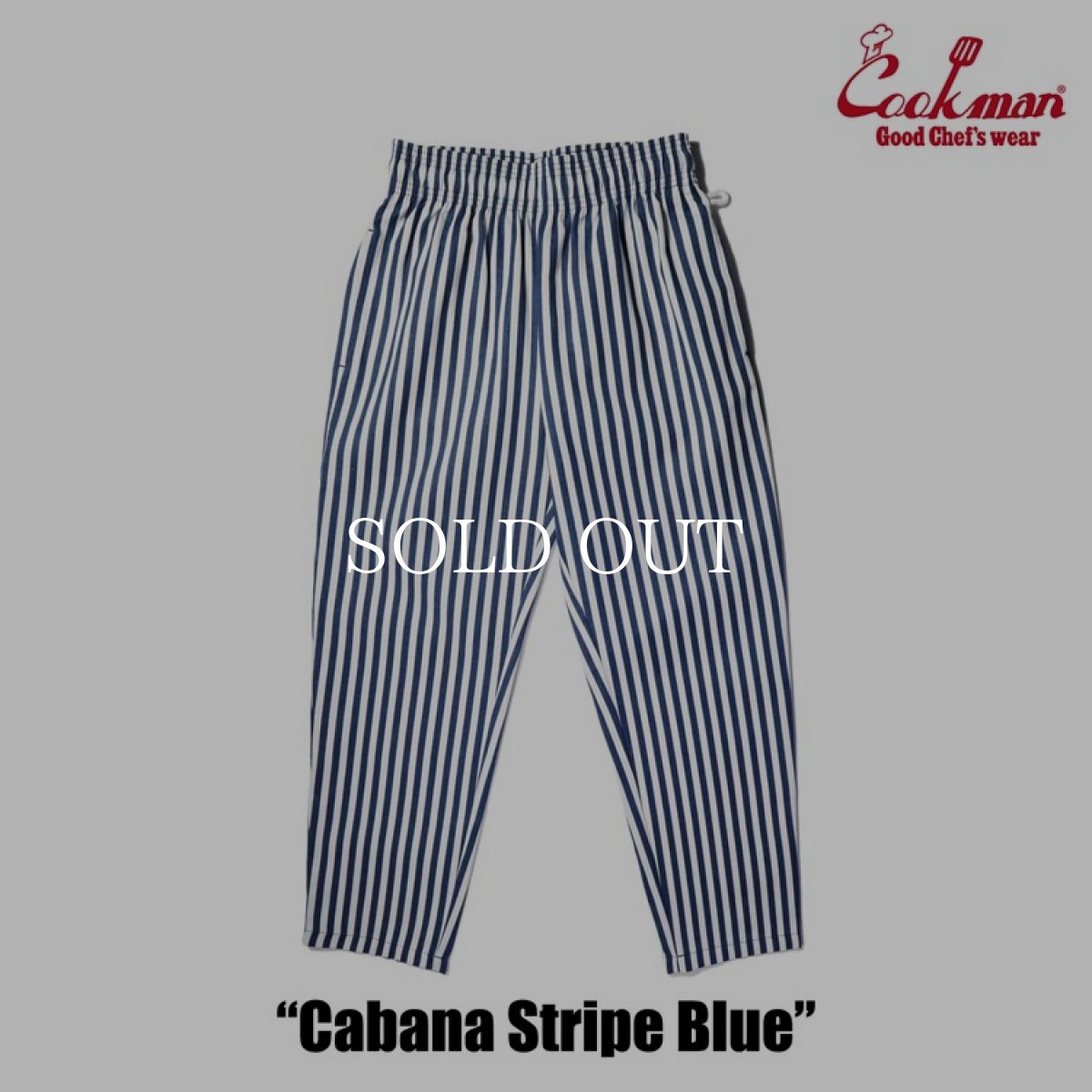 画像4: COOKMAN  Chef Pants Cabana Stripe Blue (Blue) (4)