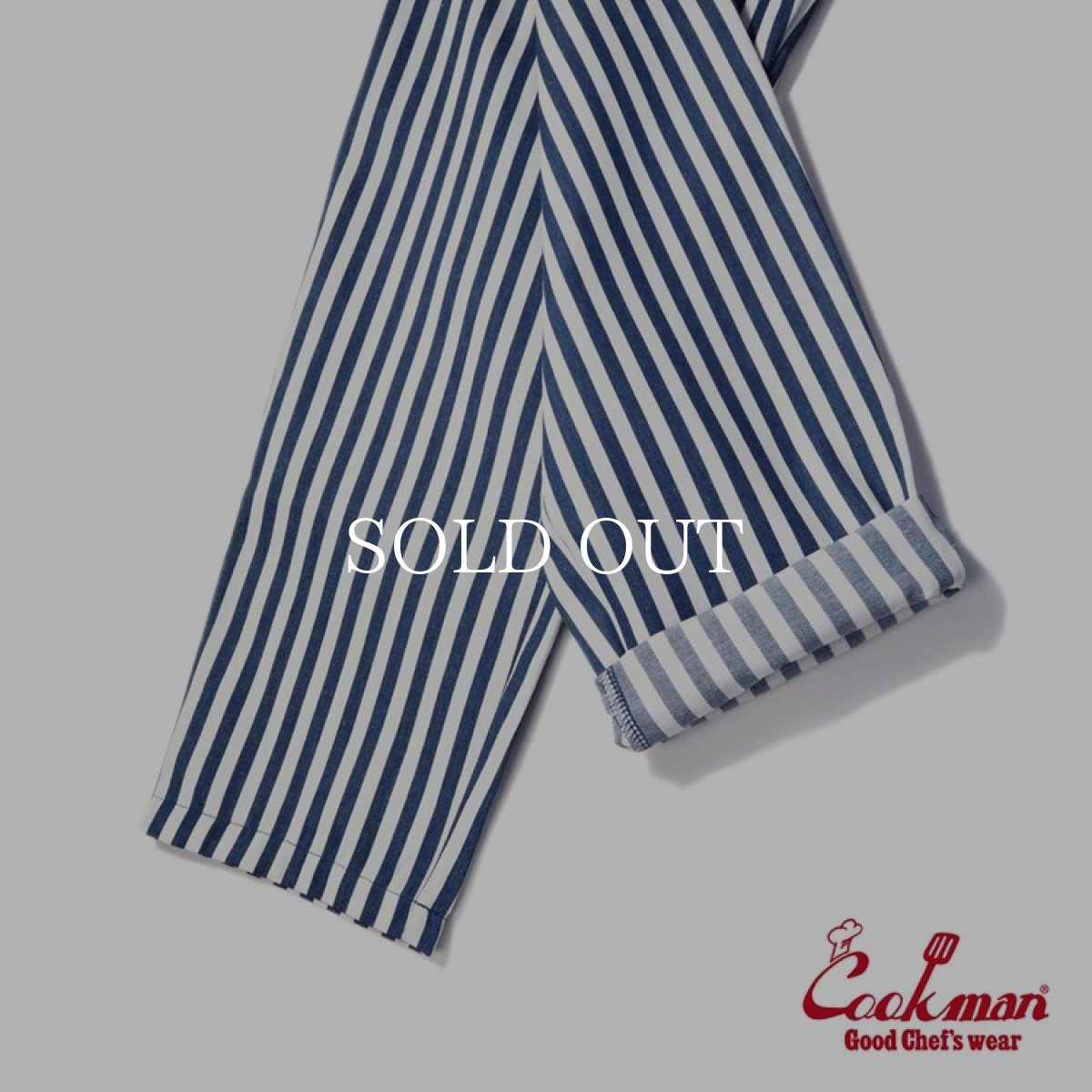 画像8: COOKMAN  Chef Pants Cabana Stripe Blue (Blue) (8)
