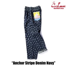 画像12: COOKMAN  Chef Pants Anchor Stripe Denim (Navy) (12)