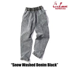 画像11: COOKMAN  Chef Pants Snow Washed Denim Black (Black) (11)