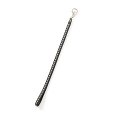 画像1: CALEE  Studs leather neck strap (Black) (1)